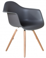 Стул пластиковый Орхидея с подлокотниками