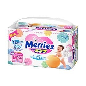Трусики-подгузники Merries (размер М, 6-11 кг)