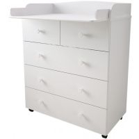 Комод пеленальный Теремок на колесах, 840х430х1020 мм