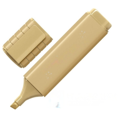 Текстовыделитель перламутровый ЗОЛОТОЙ BRAUBERG ORIGINAL PEARL, линия письма 1-5 мм, 152427