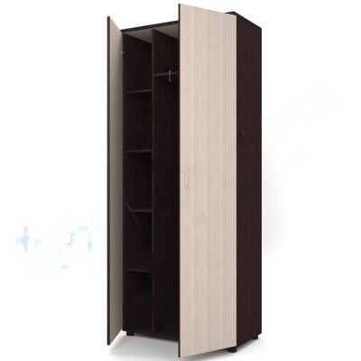 Шкаф комбинированный для одежды 798х418х1960 мм I Серия Референт