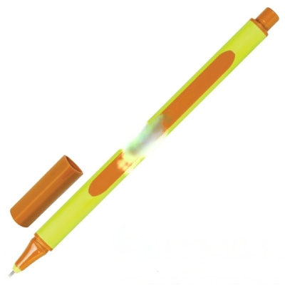 Ручка капиллярная (линер) SCHNEIDER (Германия) "Line-Up", КРАСНОЕ ДЕРЕВО, трехгранная, линия письма 0,4 мм, 191007