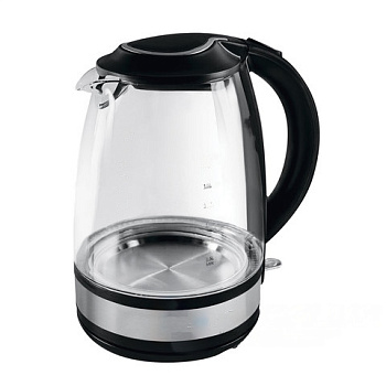 Чайник SCARLETT SC-EK27G31, 1,7 л, 2200 Вт, закрытый нагревательный элемент, стекло