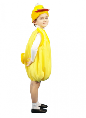 Детский карнавальный костюм Утенок (рост от 98 до 134 см)