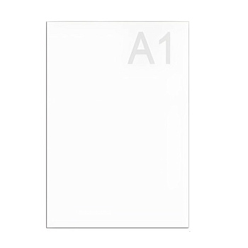 Ватман А1 (610 х 860 мм), 1 лист, плотность 200 г/м2, ГОЗНАК С-Пб, упаковка по 300 листов, водяной знак