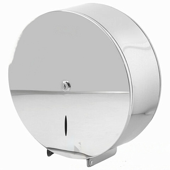 Диспенсер для туалетной бумаги LAIMA PROFESSIONAL INOX, (Система T1) БОЛЬШОЙ, нержавеющая сталь, зеркальный, 605701