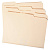 Папки-разделители картотечные А4, КОМПЛЕКТ 30 шт., 295х240мм, бежевые, STAFF, 270938
