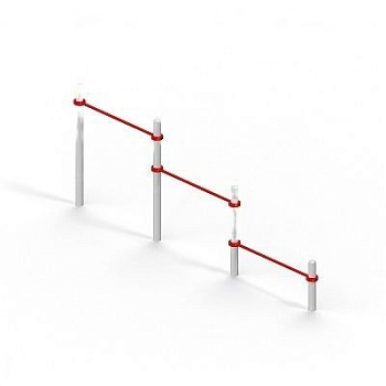 Каскад турников для отжимания и подтягивания (тройной)