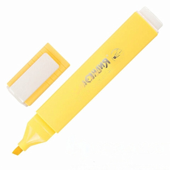 Текстовыделитель ЮНЛАНДИЯ "COLORSTAR PASTEL", ВАНИЛЬ, линия 1-4 мм, 151710