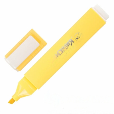 Текстовыделитель ЮНЛАНДИЯ "COLORSTAR PASTEL", ВАНИЛЬ, линия 1-4 мм, 151710