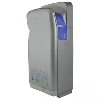 Сушилка для рук KSITEX M-6666С JET, 1900 Вт, погружного типа, время сушки 10 секунд, пластик, серебристая