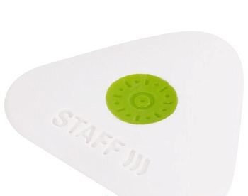 Ластик STAFF "Trio XL", 50х50х9 мм, треугольный, термопластичная резина, 229565