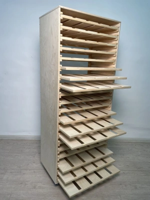 Стеллаж для сушки и хранения рисунков