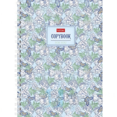 Тетрадь А5, 96 л., HATBER, гребень, клетка, обложка твердая, "В аромате грез", 96Тт5В1гр_24205