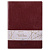 Тетрадь 48 л. в клетку обложка гладкий кожзам, сшивка, A5 (147х210мм), БОРДОВЫЙ, BRAUBERG VIVA, 403891