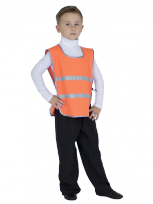 Детский карнавальный костюм Дорожный рабочий (рост от 116 до 134 см)