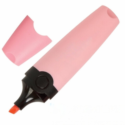 Текстовыделитель BRAUBERG "DELTA PASTEL", ПАСТЕЛЬНЫЙ РОЗОВЫЙ, линия 1-5 мм, 151731