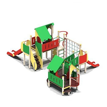 Детский игровой комплекс №3,  8550х5470 мм