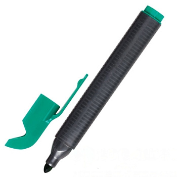 Маркер перманентный STAEDTLER (Германия) "Triplus", ЗЕЛЕНЫЙ, трехгранный, круглый наконечник, 2 мм, 3552-5