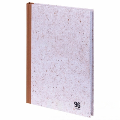 Книга учета 96 л., клетка, твердая, крафт, блок офсет, А4 (200х290 мм), STAFF, 130215