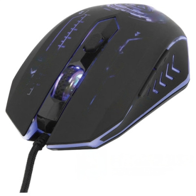 Мышь проводная игровая GEMBIRD MG-510, USB, 5 кнопок + 1 колесо-кнопка, оптическая, черная