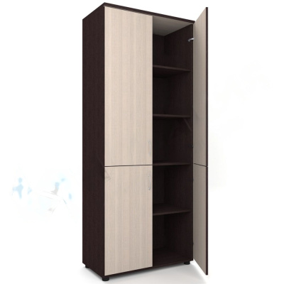 Шкаф для документов с 4-мя дверями 798х418х1960 мм I Серия Референт