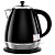 Чайник BRAYER BR1006, 1,7 л, 2200 Вт, закрытый нагревательный элемент, сталь, черный