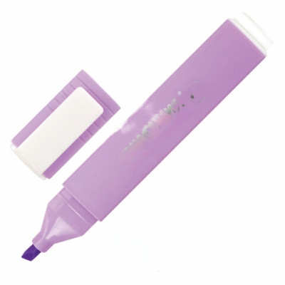 Текстовыделитель ЮНЛАНДИЯ "COLORSTAR PASTEL", ЛАВАНДОВЫЙ, линия 1-4 мм, 151714