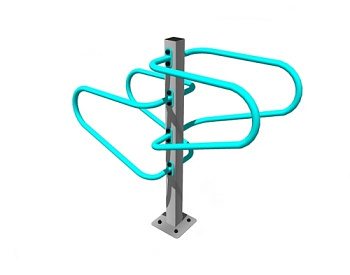 Уличный тренажер Брусья разновысокие