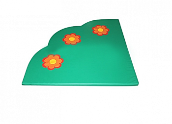 Мат угловой Лужок, 1200х1200х40 мм