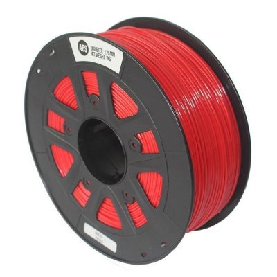ABS пластик 1,75 SolidFilament красный1 кг
