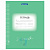 Тетрадь 12 л. BRAUBERG ЭКО "5-КА", частая косая линия, обложка плотная мелованная бумага, ЗЕЛЕНАЯ, 104766