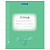 Тетрадь 24 л. BRAUBERG ЭКО "5-КА", клетка, обложка плотная мелованная бумага, ЗЕЛЕНАЯ, 403003