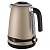 Чайник KITFORT КТ-6121-4, 1,7 л, 2200 Вт, закрытый нагревательный элемент, LED-дисплей, ТЕРМОРЕГУЛЯТОР, сталь, бежевый