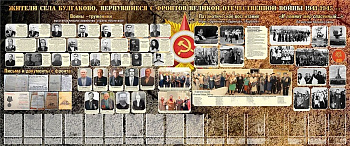 Стенд "Вернувшиеся с фронтов" 2,4х1