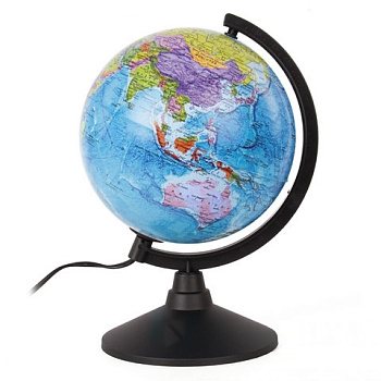 Глобус политический GLOBEN "Классик", диаметр 210 мм, с подсветкой, К012100010