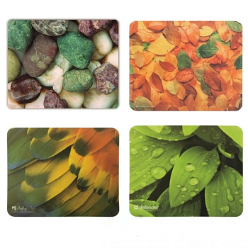 Коврик для мыши DEFENDER Sticker, полипропилен+защитная пленка, 220x180x0,4 мм, 8 видов, 50405