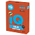 Бумага цветная IQ color, А4, 80 г/м2, 500 л., интенсив, красный кирпич, ZR09