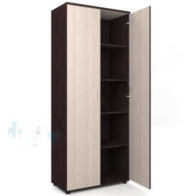 Шкаф для документов с глухими дверями 798х418х1960 мм I Серия Референт