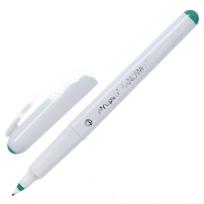 Ручка капиллярная (линер) ЗЕЛЕНАЯ CENTROPEN "Handwriter", трехгранная, линия письма 0,5 мм, 4651, 2 4651 0110