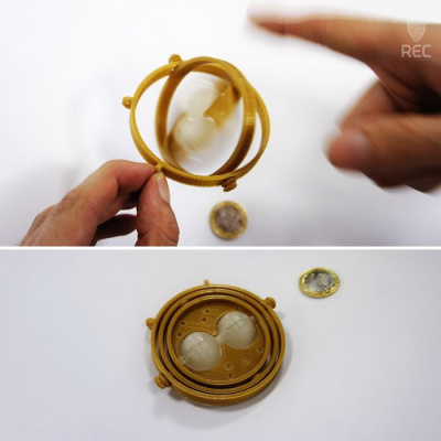 PLA пластик 1,75 REC золотой RAL1036 2 кг