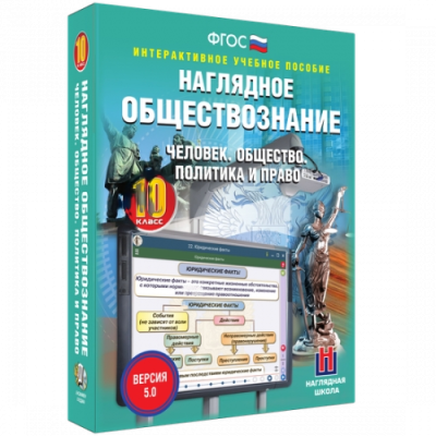 Пособие для интерактивной доски Наглядное обществознание. Человек. Общество. Политика и право