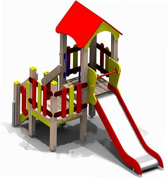 Детский игровой комплекс №23, 2900х1615 мм