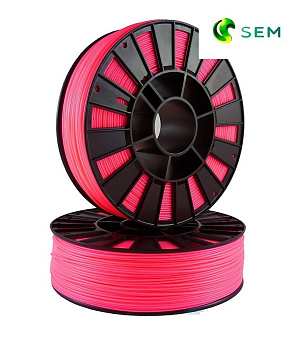 ABS пластик 1,75 SEM флуоресцентный розовый 0,8 кг