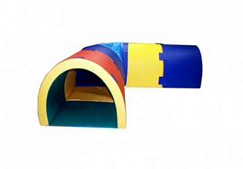 Игровой лабиринт Тоннель полукруглый (угловой), 5 секций