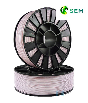 ABS пластик 1,75 SEM розовый мрамор 0,8 кг