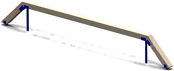 Бревно Бум, 4820х140х590 мм