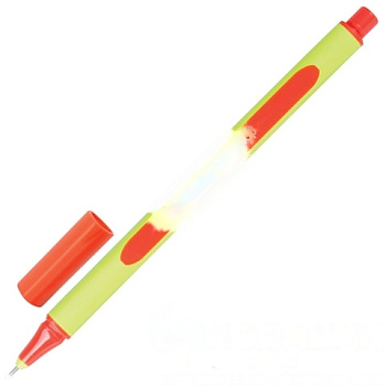 Ручка капиллярная (линер) SCHNEIDER (Германия) "Line-Up", ОРАНЖЕВАЯ, трехгранная, линия письма 0,4 мм, 191006