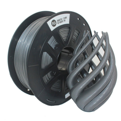 PLA пластик 1,75 SolidFilament серебряный 1 кг