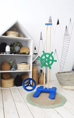 Набор Стойка, руль, штурвал из фанеры